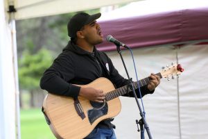 Nathan May performs at Veale Gardens