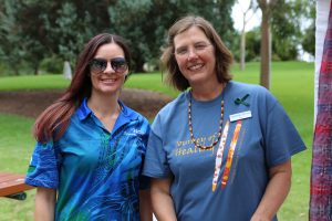 Relationships Australia SA staff members Skye and Elly at Veale Gardens