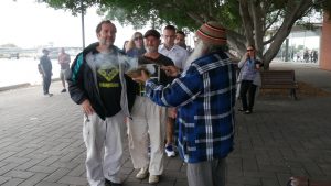 Smoking Ceremony with Elder Moogie Sumner at the Walk of Awareness